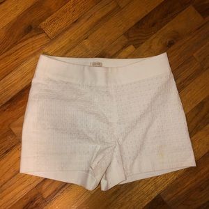 White jcrew shorts